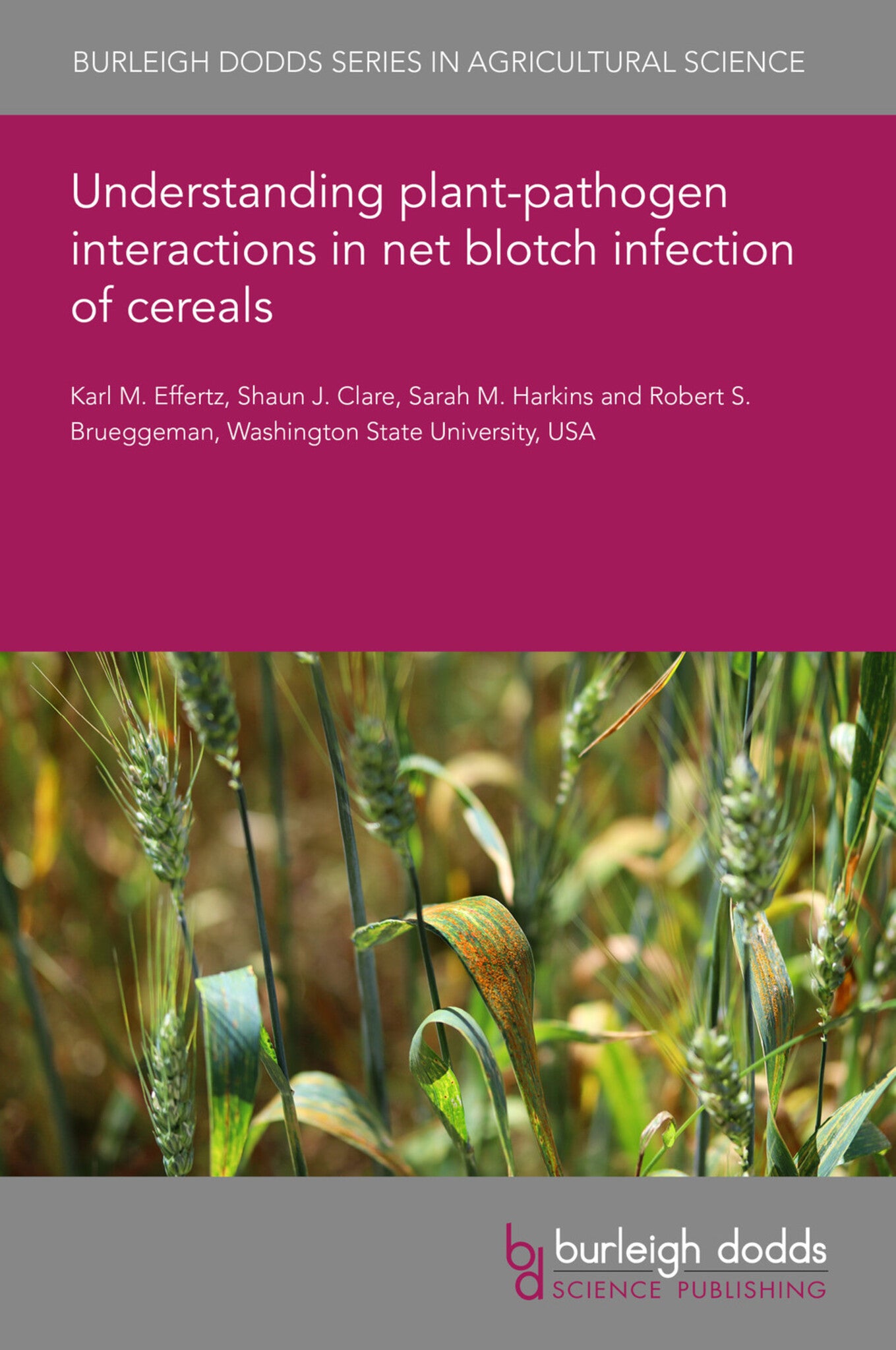 Cover image for Understanding plant-pathogen interactions in net blotch infection of cereals ISBN 9781801463034